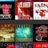 Lee Child audiobook covers