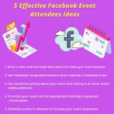 5 Effective Facebook Event Attendees Ideas