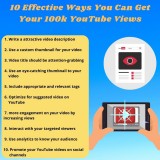 10 Effective Ways You Can Get Your 100k YouTube Views