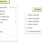 FireShot Pro vs FireShot Lite