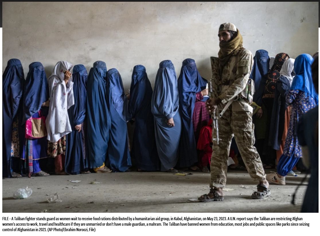 Taliban Enforcing Restrictions On Single And Unaccompanied Afghan Women ...