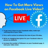 How To Get More Views on Facebook Live Video?