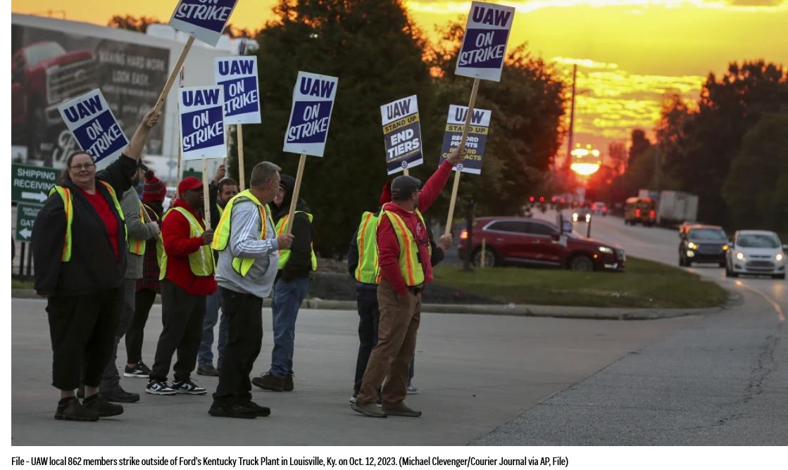 Ford and Stellantis workers join those at GM in approving contract