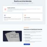 pagina de abogado