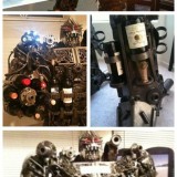 1000 Pound Transformer Wine Rack