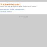 Berniaga Blocked by OpenDNS