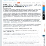 Insólito: HRW intenta achacar el asesinato de 9 militantes chavistas y 2 niños al propio chavismo