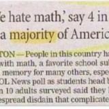 we hate math
