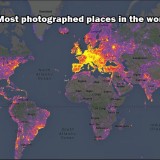 most photographed places map